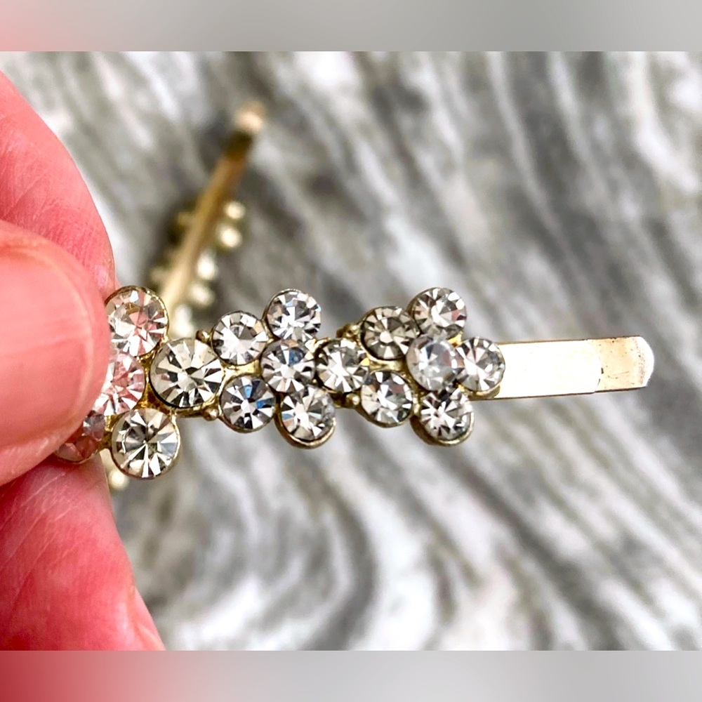Flower hair pins - Picture 6 of 7